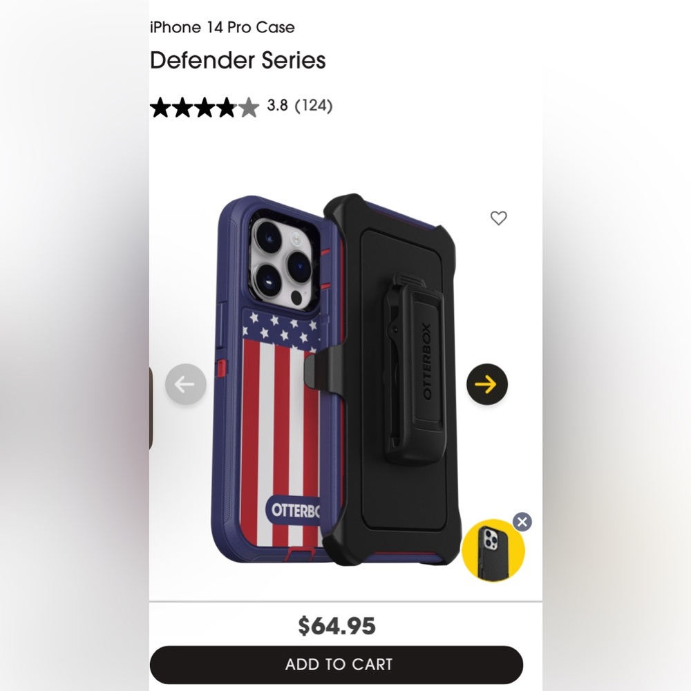 Otterbox iPhone 14 Pro Case 
Defender Series brand new in a box